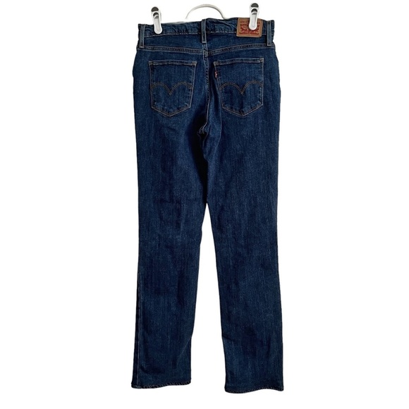 Levi's 724 High Rise Straight Jeans Distressed Ripped - Picture 3 of 16